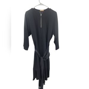 Nehera Black Wool Dress‎ 38